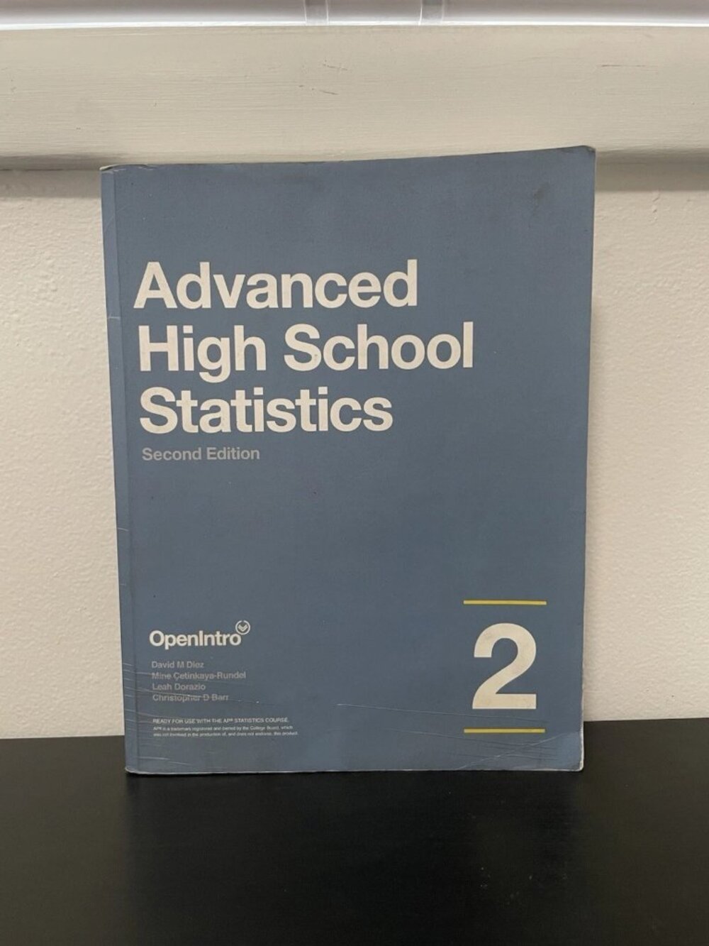 Advanced High School Statistics Textbook 2nd Edition David M Diez Math Openintro